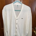Vintage 80s Izod Lacoste Cardigan Sweater Mens Sz Large Orlon Acrylic Usa Made