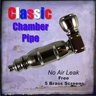 Chamber Old School Smoking Pipe W lid Tobacco Pipe Metal Pipe Tobacciana