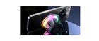Wireless Magnetic Bluetooth Speaker Mini Rgb Lights Portable Phone Holder  Black