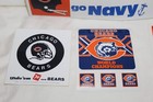 Vintage 1985 Chicago Bears World Champions Logo Sticker Decal Set Nfl Super Bowl