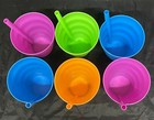 Kids Sip-a-cup With Built In Straw  10oz Multi-color - Made In Usa   Lot Of 6