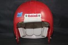 Vtg Riddell Vsr4 Large Used Worn Scarlett Red Football Game Helmet Chiefs  P