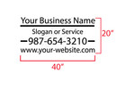 Personalized Custom Business Name Car Sign Vinyl Lettering Decal Truck Phone Bs9