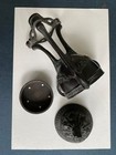 Vintage Incense Burner  Bronze   Heavy  Complete With All Pieces  No Damage  6   t