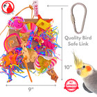 Bonka Bird Toys 2644 Fiesta Foraging Board Chew Forage Shred Parrot Cage Toy Pet