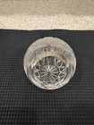 Vintage Orb-style Cut Crystal Cigar Ashtray And Holder