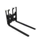 Pallet Fork Attachment For 1 Ton Mini Excavator 25mm Pin Diameter 90mm Spacing
