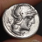 Roman Spearman Denarius Ancient Rome Republic Silver Coin 129bc Philippus