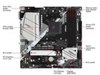 Asrock B550m Pro4 Am4 Amd B550 Sata 6gb s Micro Atx Amd Motherboard