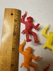 Lot Of 5 Vintage Marx Roy Rogers Cowboy Figures Recast Mexico