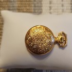 Incabloc 17 Jewel Full Hunter Manual Pocket Watch Gold Plated Engraved