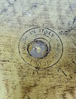Vintage Italian Florentine Tray Large 15 5    Round Cream Gold Gilt Wood Platter 