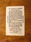 Mid 1900 s Vintage Playing Card Swap Coupon Butch Dog   Frog On No Swimmimg Sign