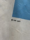 1984 Ratt Poster Silk Tapestry Banner  45    Original
