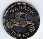 Parking Token  Parking Token Brass