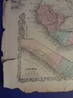 Hand-colored G w    C b colton Map Of Africa - Circa 1865