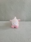 Lkp Lamb Rattle Plush White Pink W  Bow Baby Toy 9  Little Kids Preferred