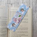  enjoy Every Moment   Laminated Bookmark Gift For Book Lovers Cute  Clouds  Blue