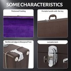 Protable St Electric Guitar Square Hard Case Hard Shell W  Hardware   Lock