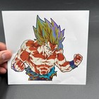 Dragon Ball Goku Super Saiyan Rage Holographic Sticker