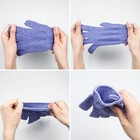 15 Pairs Exfoliating Spa Bath Glove Shower Soap Clean Hygiene Body Scrub Massage