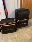 Mary Kay Consultant 2 Piece Black Pink Rolling Inventory Bag Set
