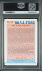 1990 Fleer All-star Michael Jordan Sticker  5 Psa 9 Very Centered G o a t         