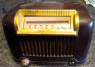 Vintage 1940s Bendix Aviation Tube Table Radio Model 111 Am Bakelite Untested