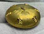 Rare Early 18th C British Navy Admiral Death s Head Uniform Button C 1725 Mint