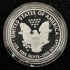 2019-w American Silver Eagle  1 Proof Coin Missing Coa And Box West Point Mint