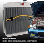 Aluminum Radiator For 1955-1957 56 Chevy Bel Air One-fifty Two-ten Series 3 8l