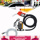 550w 110v Electric Oil Fuel Diesel Gas Transfer Pump W meter Hose With Nozzle