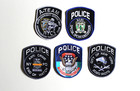Nypd Vintage New York Obsolete Discontinued Police Embroidered Patches  Lot Of 5