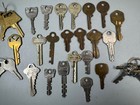 Rare Lot Of 30 Vintage Keys Yale Best Master Corbin Us Lock Mixed Old Keys