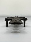 Antique Cast Iron Trivet  Jenny Lind  Sweedish Nightingale  Opera Singer
