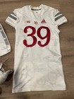 2021 Game Used Nebraska Huskers Football Military Camo White Alt Jersey Set