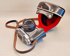Vintage Slr Camera 35 Mm Exa-1a Domiplan F2 8 50 With Lens Germany
