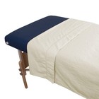 Flannel Flat Massage Table Sheet - Unbleached Natural - 61x100 Inches - 100     