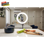 18  Led Rgb Ring Light With Tripod  Phone Holder Usb Charging Ports         