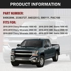 Rear View Camera For 2016-2019 Gmc Sierra Chevy Silverado 1500 2500 84062896