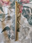 Parker 180 Chrome Gold Filled Trim Fountain Pen X m 14k Gold Nib Usa 