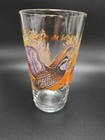 Lot Of 5 Vtg Libbey Budweiser Wildlife Highball beer Glass Gold Rim