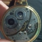 Waltham 15 Jewel Gold Filled Open Face Pocket Watch Silver Dial Mechanical