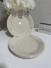 Set Of 4 Corelle Corning Lace Bouquet Blue Flowers Dessert Salad Plates 7 