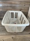 Vintage Rubbermaid Rectangle Laundry Basket Heavy Duty 2854 White Usa 1996 52 9l
