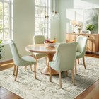 Deerly Rugs 8x10 For Living Room Soft Non-slip  Large Vintage Floral Area Rug   