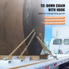 5 16  X 10  Binder Chain G80 Tie Down Tow Chain W 2 Hooks 4900 Lbs