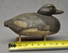 Vintage Mi Resting Blue Bill Duck Decoy Unknown Original Paint Exc  Condition Jh