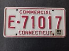 1984 Connecticut Commercial License Plate E - 71017