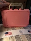 Used Fisher Price Doctor Medical Kit Hard Case  1980s Pink Girl Pretend Play